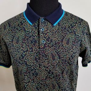 Robert Graham Knit Rainbow Paisley Polo Shirt